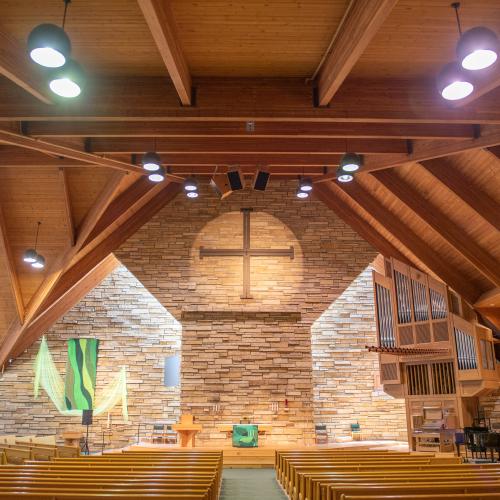 Interior of church